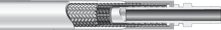 S Series Cutaway PTFE Hose Smooth Bore
